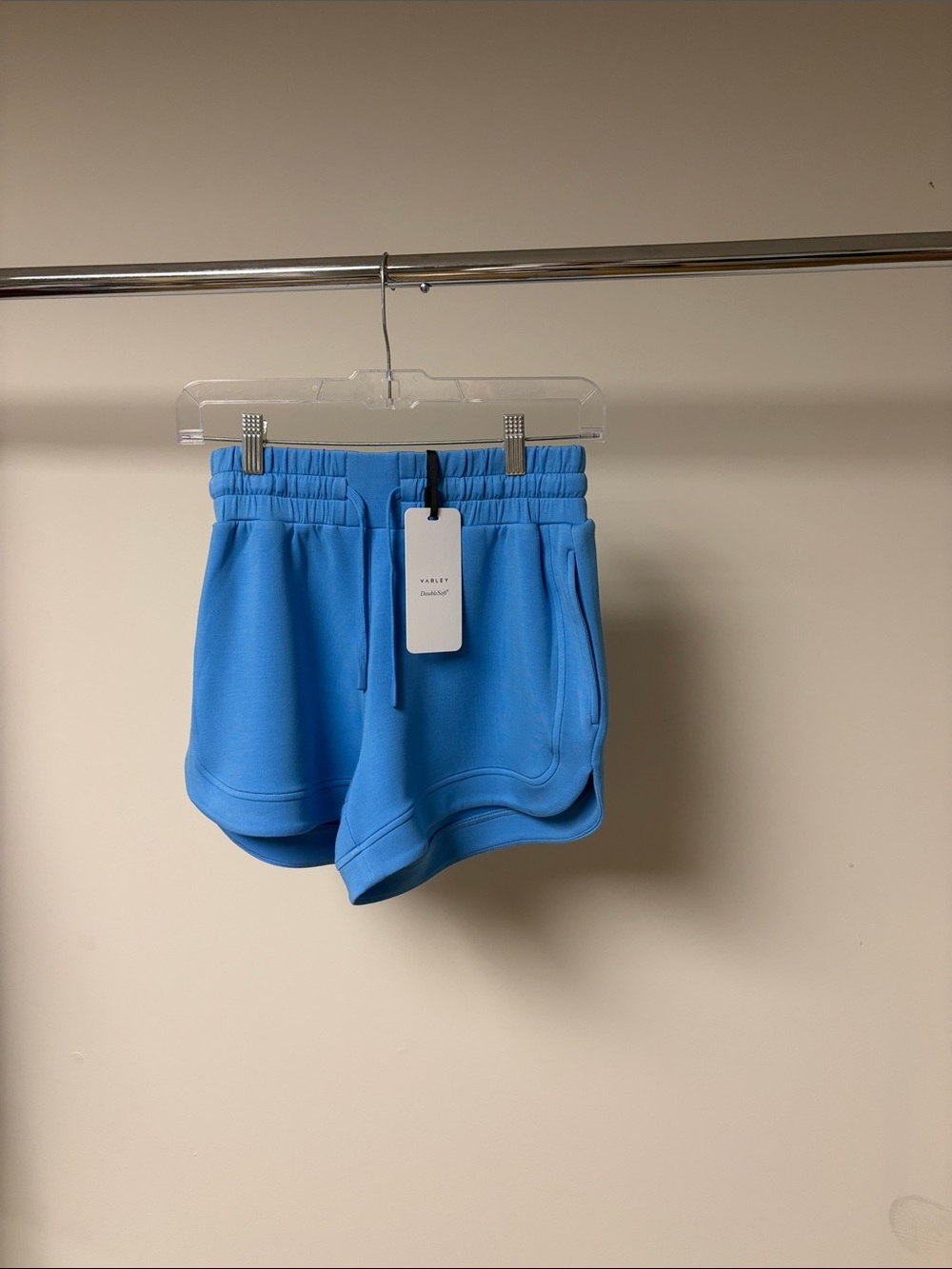 Varley Ollie high rise short 3.5” azure blue